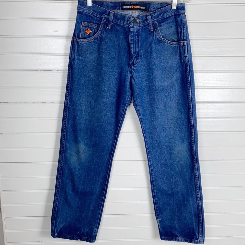 Wrangler Flame Resistant Straight Leg Jeans Size 32X30